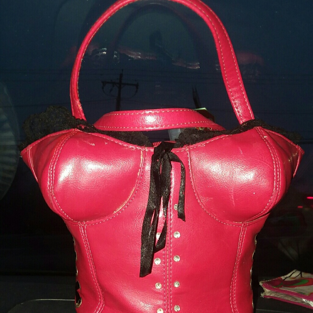 Red Corset Purse